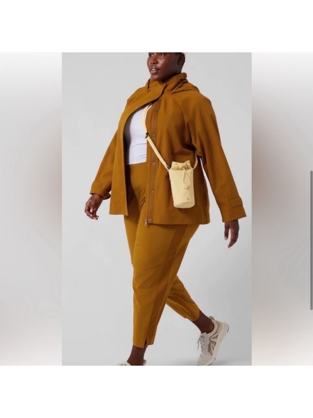 Athleta Women’s Size 22 Mustard Gold Brooklyn Ankle Pant Featherweight NWT